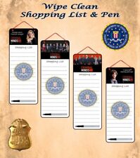 CRIMINAL MINDS ALUMÍNIO BRANCO LIMPADOR PLACA LISTA DE COMPRAS CANETA BORRACHA GRÁTIS comprar usado  Enviando para Brazil