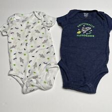 Carters Conjunto de 2 piezas Body Suit Recién Nacido Bebé Manga Corta segunda mano  Embacar hacia Argentina