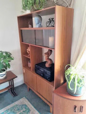 Teak wall unit for sale  BARNSLEY