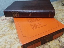 RARE KJV Reference Bible Genuine Ostraleg Calfskin Leather Red Ltr VG BOX L@@K🌟 comprar usado  Enviando para Brazil