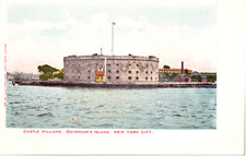 Cartão postal Castle Williams Governor's Island Nova York NY 1900s UDB não usado, usado comprar usado  Enviando para Brazil
