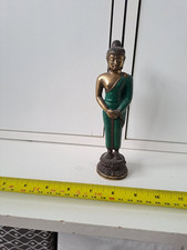 Brass standing buddha for sale  BARRY