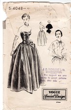 Vintage 1950s strapless for sale  SOUTH SHIELDS