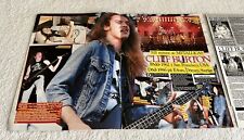 Usado, Pôster Clipping Metallica 1986 Cliff Burton revista de música sueca Okej década de 1980 comprar usado  Enviando para Brazil