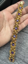 Gold amethyst bracelet for sale  Hanceville