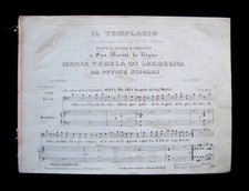 Spartito templario ottone usato  Italia
