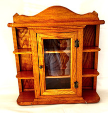 Oak curio cabinet for sale  Eagar