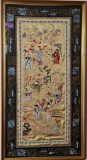 Chinese silk portrait for sale  DUNDEE