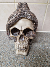 Resin skull ornament for sale  WEDNESBURY