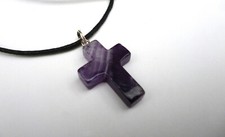 Amethyst anhänger kreuz gebraucht kaufen  Aachen
