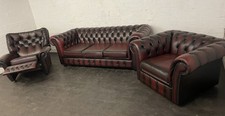Chesterfield suite seater for sale  KNUTSFORD