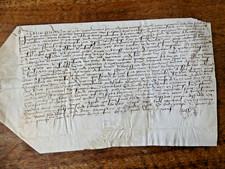 1489 parchemin médieval d'occasion  Morestel