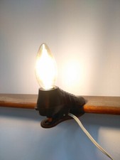 Luminária noturna vintage, abajur de mesa. Lâmpada para bota de futebol com clipe. URSS anos 80, usado comprar usado  Enviando para Brazil