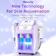 Máquina de beleza facial 6 em 1 hidra facial água dermoabrasão limpeza profunda hidro comprar usado  Enviando para Brazil