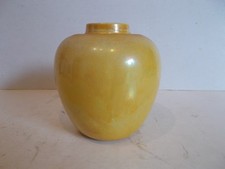 Ruskin pottery yellow for sale  HULL