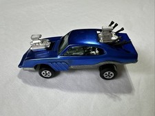 Antigo 1970 Johnny Lightning Topper Mad Maverick Elétrico Azul Redline Killer!! comprar usado  Enviando para Brazil