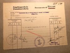 Documento 2ª divisione usato  Imola