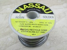 Nassau rosin solder for sale  Milwaukee