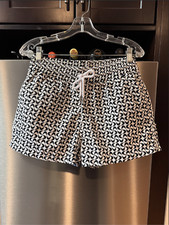Shorts de natação FRESCOBOL CARIOCA azul marinho e branco tamanho médio, usado comprar usado  Enviando para Brazil