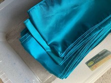 Turquoise teal taffeta for sale  BROUGH