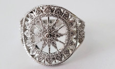 Bagueen argent massif d'occasion  Nogent
