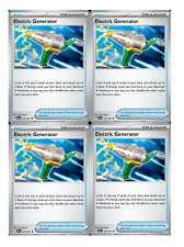 4x Gerador Elétrico 170/198 Pokémon TCG Conjunto de Jogo Item Escarlate e Violeta QUASE PERFEITO/PERFEITO comprar usado  Enviando para Brazil