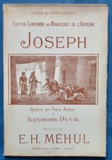 Méhul opéra piano d'occasion  France