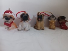 dog christmas tree decorations for sale  LEEDS
