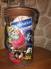 Saccoche cuir cylindre d'occasion  Camarès