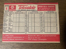 schedina totocalcio usato schedina totocalcio usato Roma