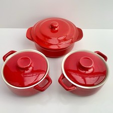 Three individual casserole for sale  DERBY