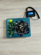 Glass pebbles multicolored for sale  UK