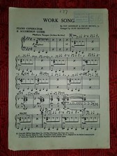 Work song sheet for sale  ASHFORD