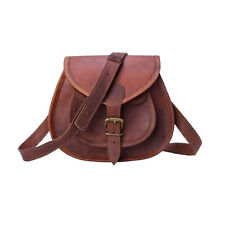 Bolsa tiracolo feminina pequena e grande couro vintage carteiro feita à mão, usado comprar usado  Enviando para Brazil