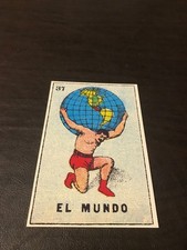 NOVO CARTÃO POSTAL ARTE NÃO PUBLICADA 4 X 6 - EL MUDO # 37 B - LOTERIA MEXICANA, usado comprar usado  Enviando para Brazil