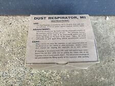 Dust respirator army d'occasion  France