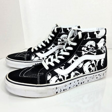 Tênis Vans Sk8 Hi Skull & Bones personalizado preto masculino tamanho 10 Halloween comprar usado Tênis Vans Sk8 Hi Skull & Bones personalizado preto masculino tamanho 10 Halloween comprar usado  Enviando para Brazil