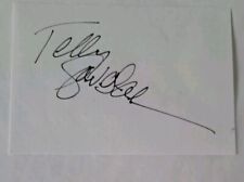 Autograph telly savalas for sale  BROMSGROVE