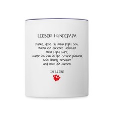 Lieber hundepapa spruch gebraucht kaufen  Leipzig