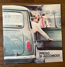 Vecchia brochure depliant usato  Argenta