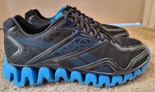 Reebok Męskie Reezig Zigsonic Trampki Czarne Niebieskie 1-V49315 UK Rozmiar 6  na sprzedaż  Wysyłka do Poland