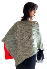 Poncho überwurf lagenlook gebraucht kaufen  Deutschland