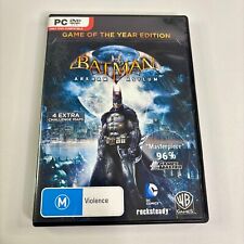 Batman Arkham Asylum Game Of The Year Edition jogo de PC postagem rastreada grátis comprar usado  Enviando para Brazil