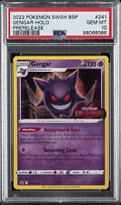 2022 POKEMON SWSH BLACK STAR PROMO PRÉ-LANÇAMENTO #241 GENGAR-HOLO PSA 10, usado comprar usado  Enviando para Brazil