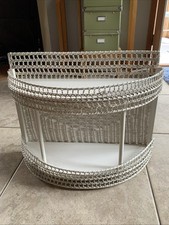 Vtg white wicker for sale  East Amherst