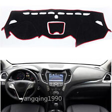 Usado, Tapete de painel preto+vermelho almofada de capa solar para 2013-2017 HYUNDAI SANTA FE SPORT comprar usado  Enviando para Brazil