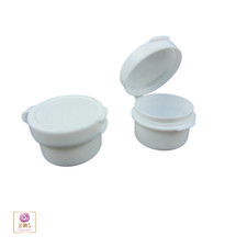 Frascos articulados cosméticos recipientes de beleza plásticos vazios 5 ml branco (100) 5091 comprar usado  Enviando para Brazil