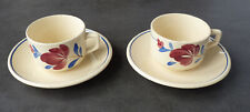 Tasses soucoupes faïence d'occasion  Moosch