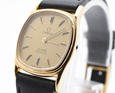 Usado, Vintage [ESTADO PERFEITO] OMEGA De Ville Relógio Feminino Quartzo 1450 Mostrador Dourado 21,5mm comprar usado  Enviando para Brazil