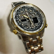 Citizen Navihawk Eco-Drive relógio piloto 42mm usado sem caixa No2045 No3935, usado comprar usado  Enviando para Brazil